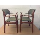 Pair of Teak Erik Buch Model 49 Carvers